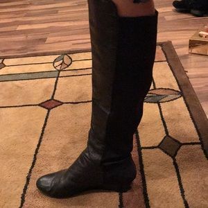 Jessica Simpson black leather boots